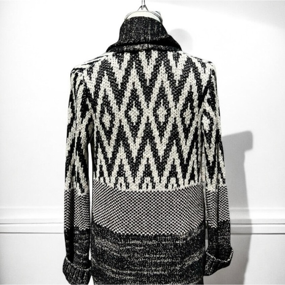 🌻Lucky Brand Stargazer Long Wool Blend Cardigan Sweater Size Small - Picture 8 of 13